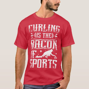 Curling is het spektakel van sport t-shirt