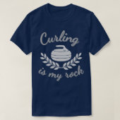 Curling is mijn steen 1 t-shirt (Design voorkant)