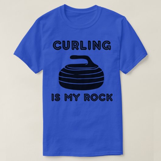 Curling is mijn steen 3 t-shirt (Design voorkant)