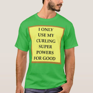 Curling Joke 14 T-shirt