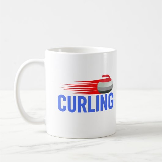 Curling Koffiemok (Links)