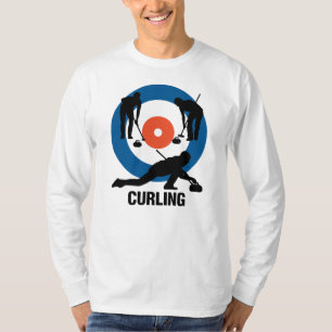 Curling lange mouw T-shirt