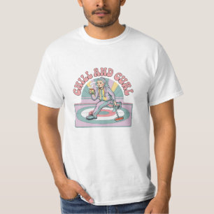 Curling liefhebbers cadeau idee t-shirt