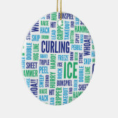 Curling Lingo Ornament (Rechts)
