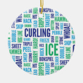 Curling Lingo Ornament (Voorkant)