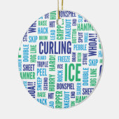 Curling Lingo Ornament (Links)