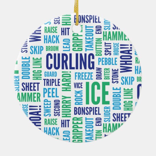 Curling Lingo Ornament (Achterkant)