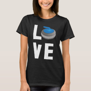 Curling Love Gaming Mannen Werelds Beste Curling T-shirt