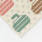 Curling Lover Retro Curling Gift Blanket Fleece Deken (Hoek)