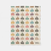 Curling Lover Retro Curling Gift Blanket Fleece Deken (Voorkant)