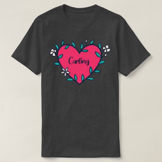 Curling Lover T-shirt (Design voorkant)