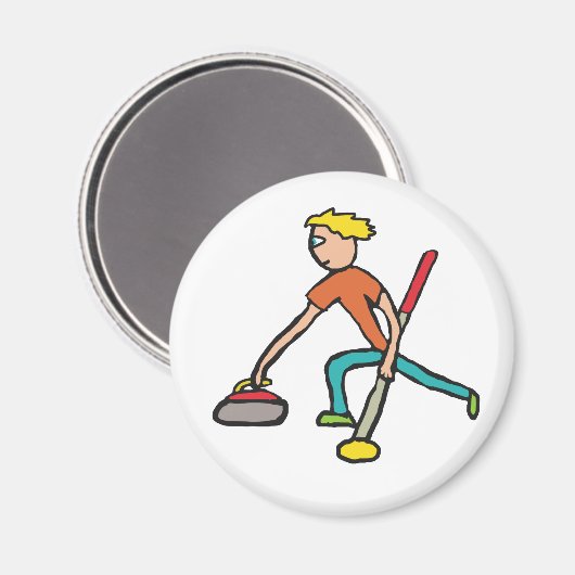 Curling Magneet (Voorkant / Achterkant)