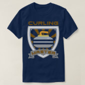 Curling Master Curling curling-spel T-shirt (Design voorkant)