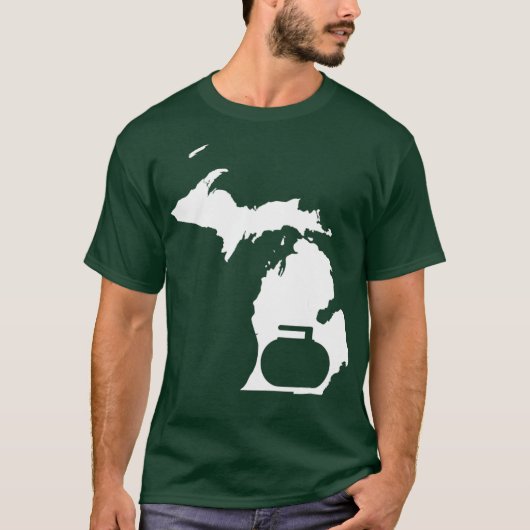 Curling Michigan T-shirt (Voorkant)