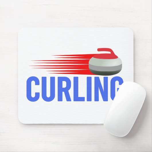 Curling Muismat (Met muis)