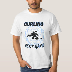 Curling-ontwerp-voor-curling-spelers-beste-spel T-shirt