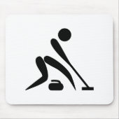 Curling Pictogram Muismat (Voorkant)