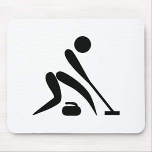 Curling Pictogram Muismat