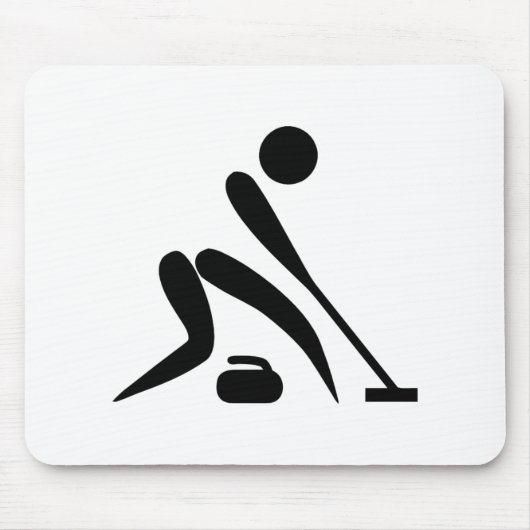 Curling Pictogram Muismat (Voorkant)