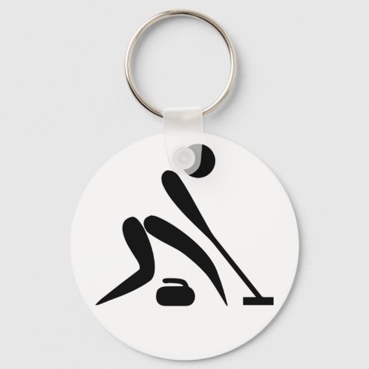 Curling Pictogram Sleutelhanger (Voorkant)