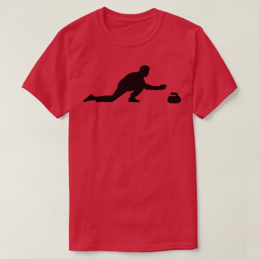 Curling player 14 t-shirt (Design voorkant)