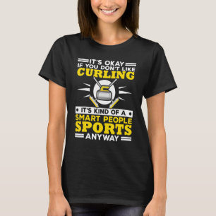 Curling Player Curler Sport Curling Stone 1 T-shirt