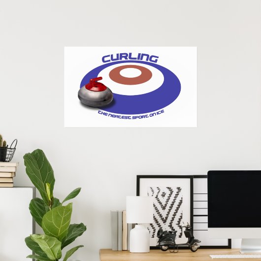 CURLING poster (Thuiskantoor)