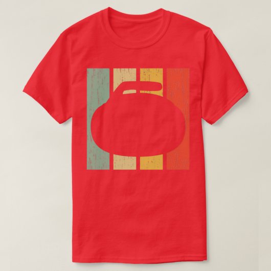 Curling Reggae Colorful T-shirt (Design voorkant)