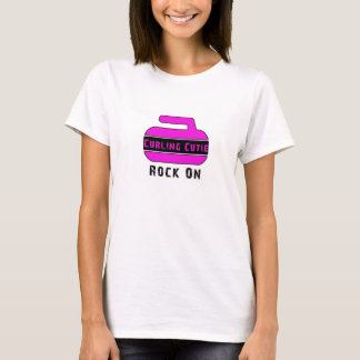 Curling Rock op basis T-shirt