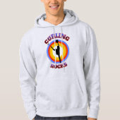 Curling Rocks Hoodie (Voorkant)