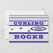 Curling Rocks Kaart (Voorkant)