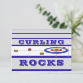 Curling Rocks Kaart (Staand voorkant)