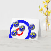 Curling Rocks Kaart (Gele Bloem)