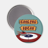 Curling Rocks Magneet (Voorkant / Achterkant)