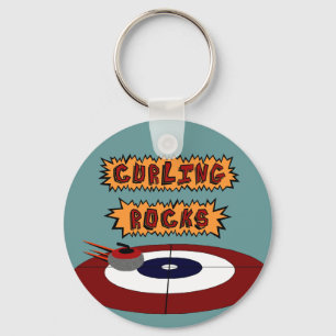 Curling Rocks Sleutelhanger