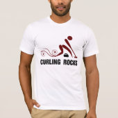 Curling Rocks T-shirt (Voorkant)