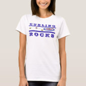 Curling Rocks T-shirt (Voorkant)