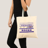 Curling Rocks Tote Bag (Voorkant (product))