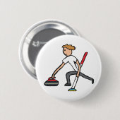 Curling Ronde Button 5,7 Cm (Voorkant /achterkant)