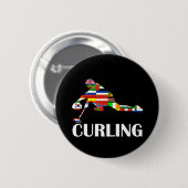 Curling Ronde Button 5,7 Cm (Voorkant /achterkant)
