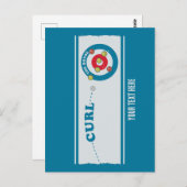 Curling sheet Curling stones Briefkaart (Voorkant / Achterkant)