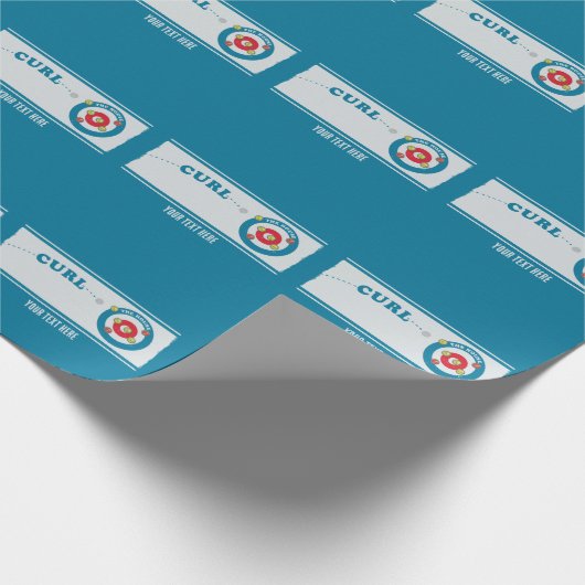 Curling sheet Curling stones Cadeaupapier (Hoek)