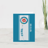 Curling sheet Curling stones Kaart (Voorkant)