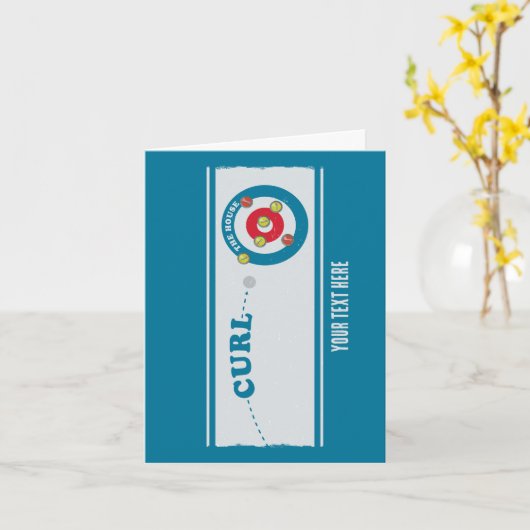 Curling sheet Curling stones Kaart (Gele Bloem)