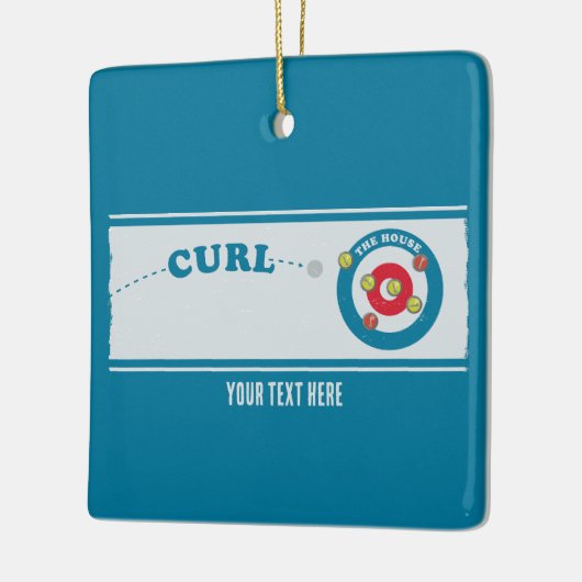 Curling sheet Curling stones Keramisch Ornament (Links)