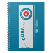 Curling sheet Curling stones Notitieboek (Voorkant)