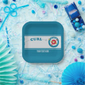Curling sheet Curling stones Papieren Bordje (Feest)
