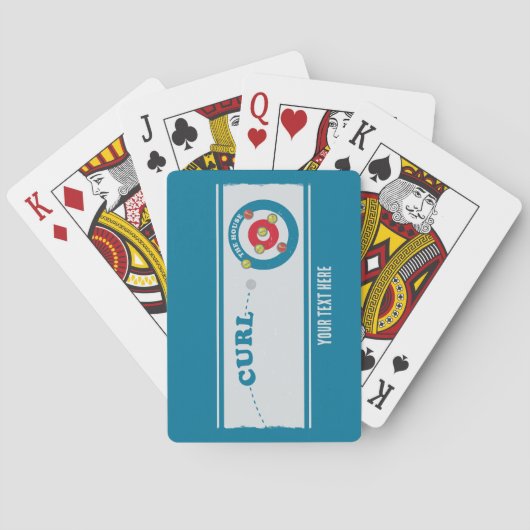 Curling sheet Curling stones Pokerkaarten (Achterkant)