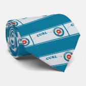 Curling sheet Curling stones Stropdas (Opgerold)