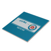 Curling sheet Curling stones Tegeltje (Zijkant)